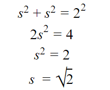 Geometry equation